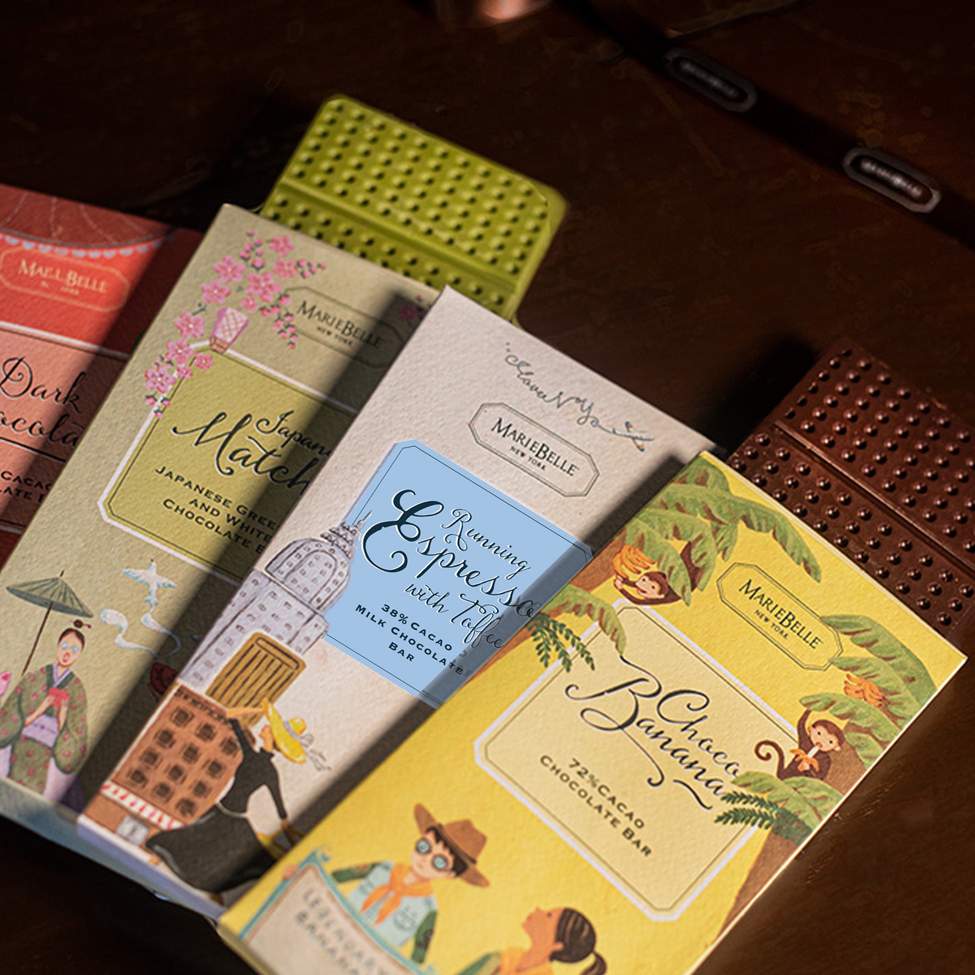 80gr MarieBelle New York Chocolate Bars