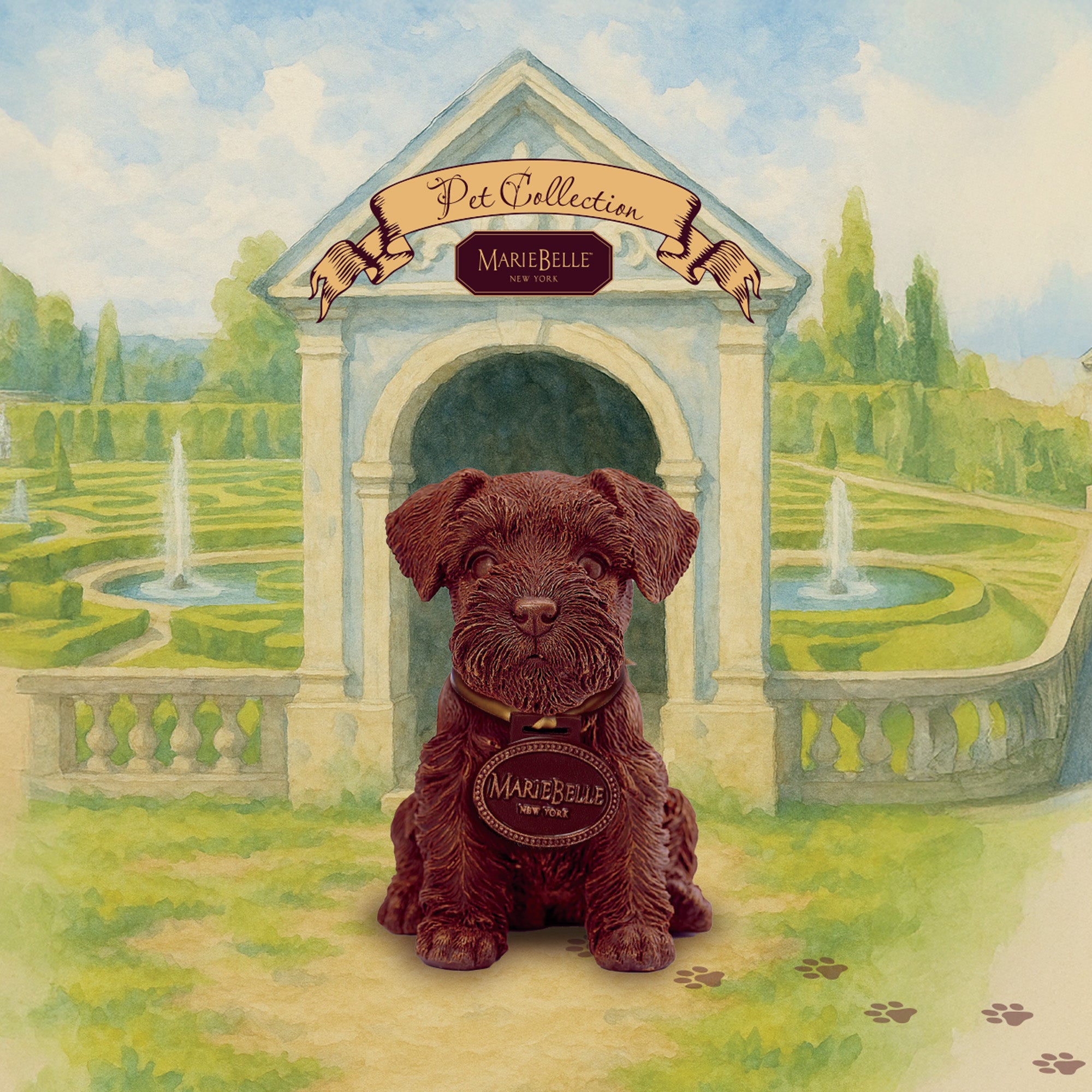 MarieBelle’s Chocolate Pet: Schnauzer