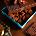 20pc Dark Chocolate Truffle Box Upclose