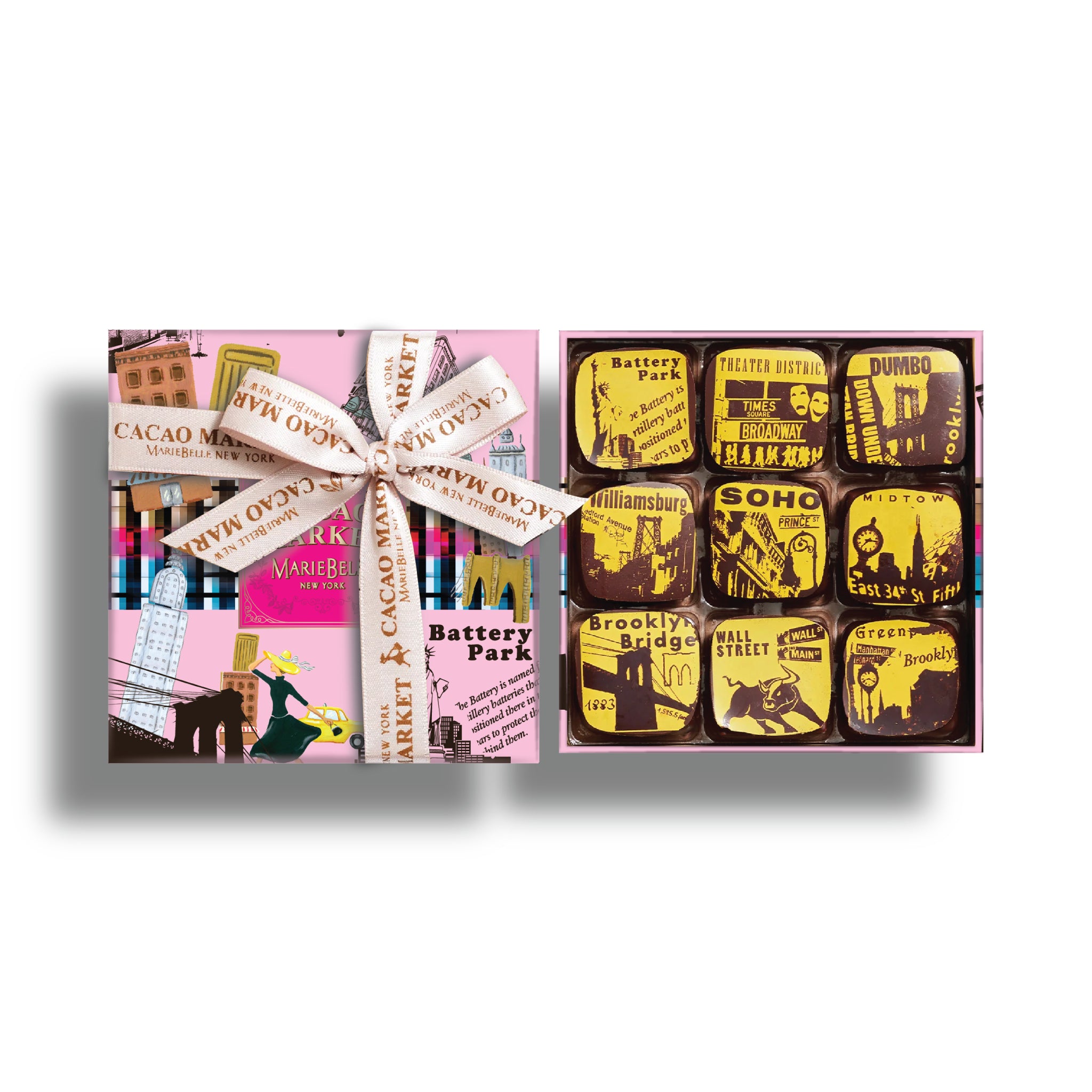 9pc New York Chocolate Caramel Box