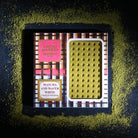 40g Cacao Market • White Chocolate Matcha Bar with Sea Salt & Wafers Stylized