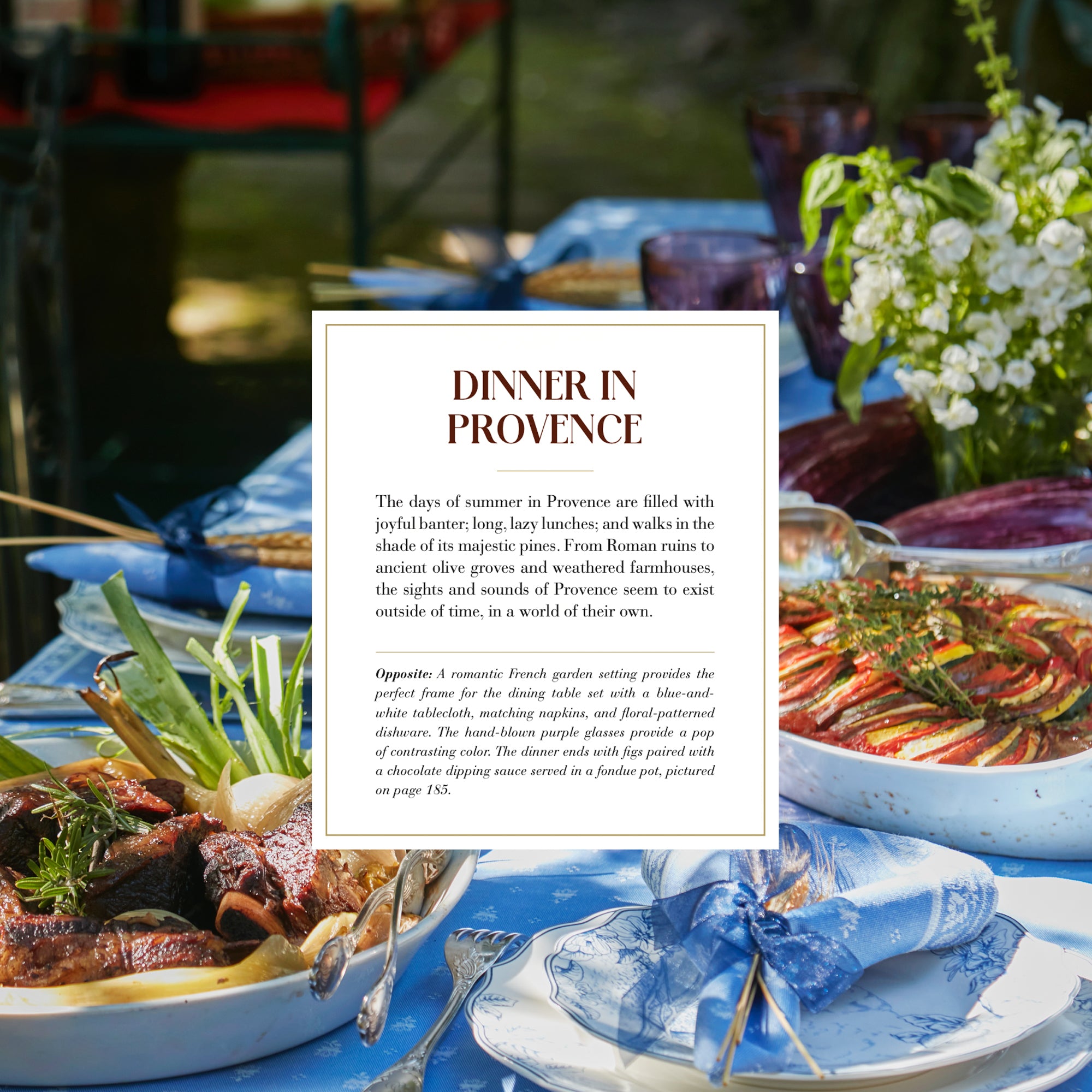 MarieBelle Entertains: Sneak Peek Inside the Gourmet Cook Book Dinner in Provence