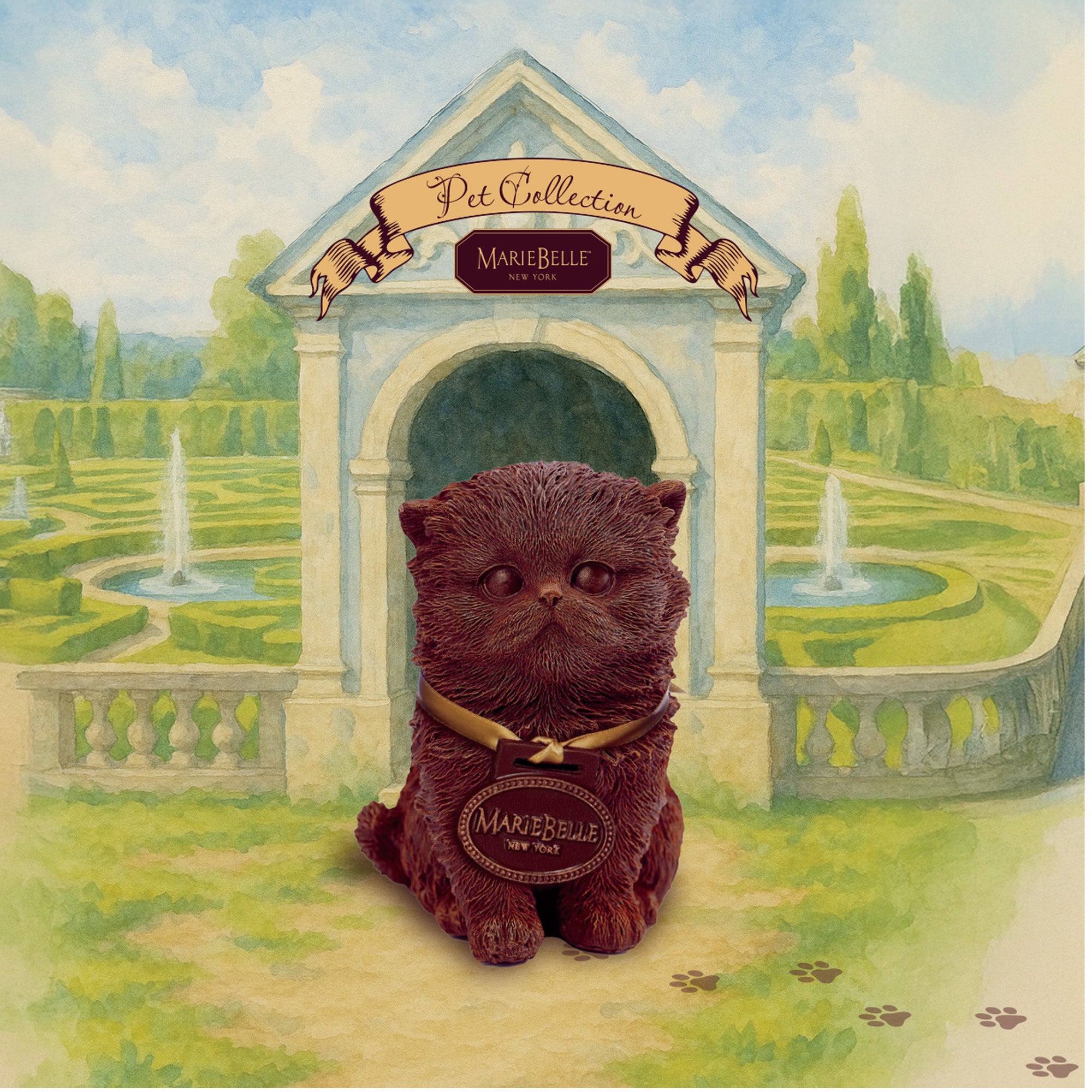 MarieBelle’s Chocolate Pet: Persian Cat