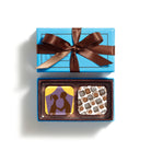 2pc Chocolate Ganache Blue Party Favor Box